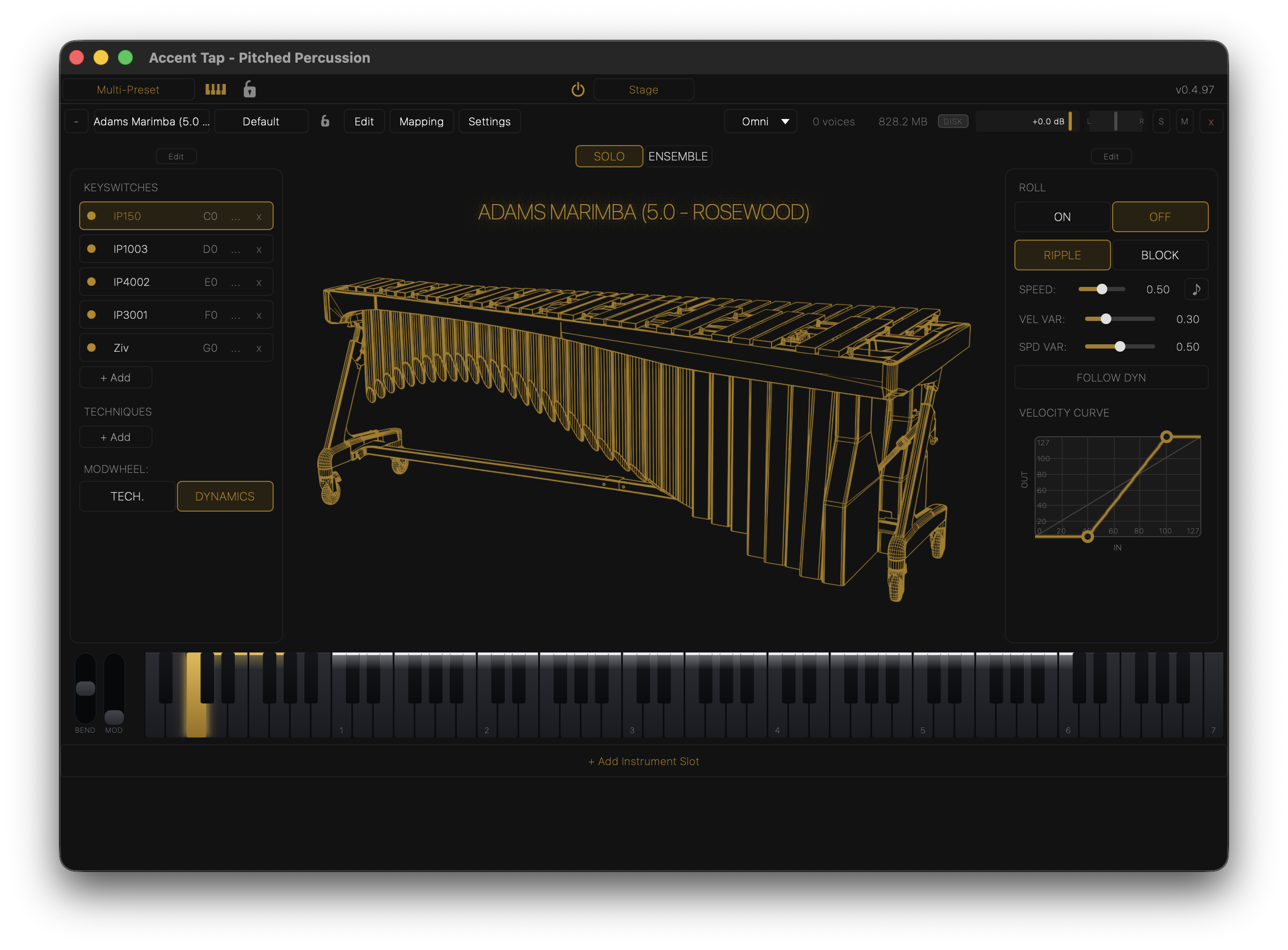 Instrument view